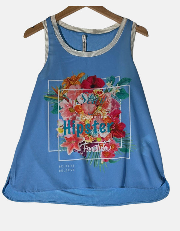 Floral Statement Tank Top